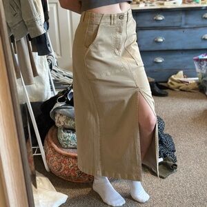 PISTOLA Khaki Skirt SZ XS NWOT